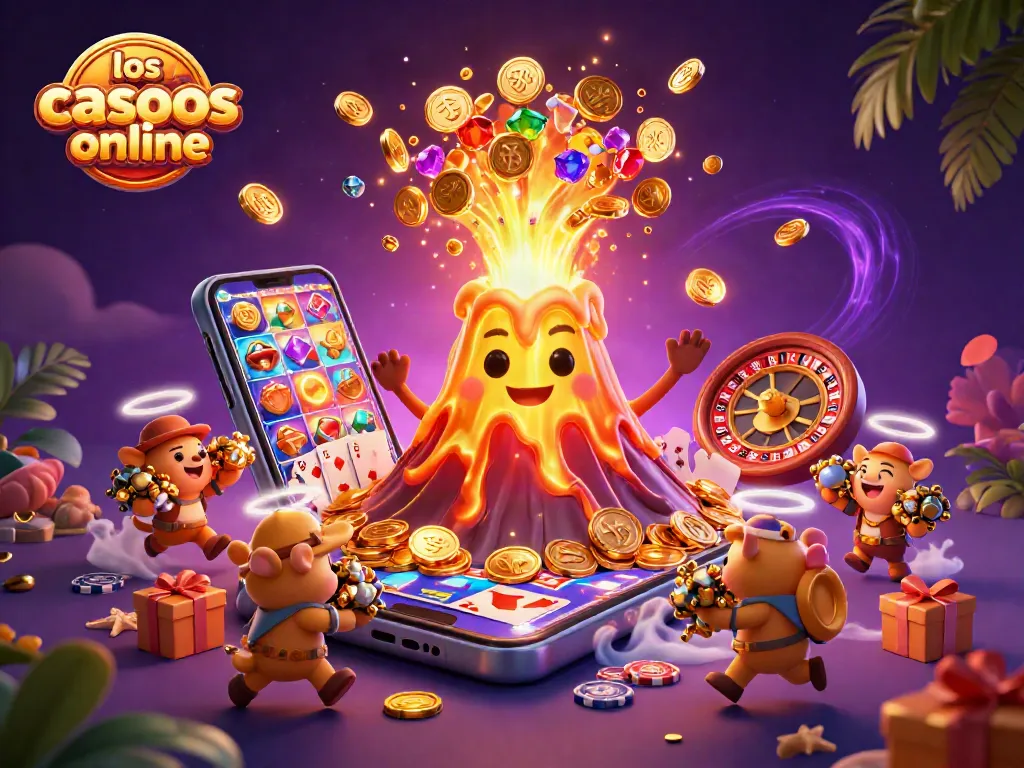 Explora los mejores casinos online y vive la emoción con este volcán dorado y tesoros llenos de acción.
