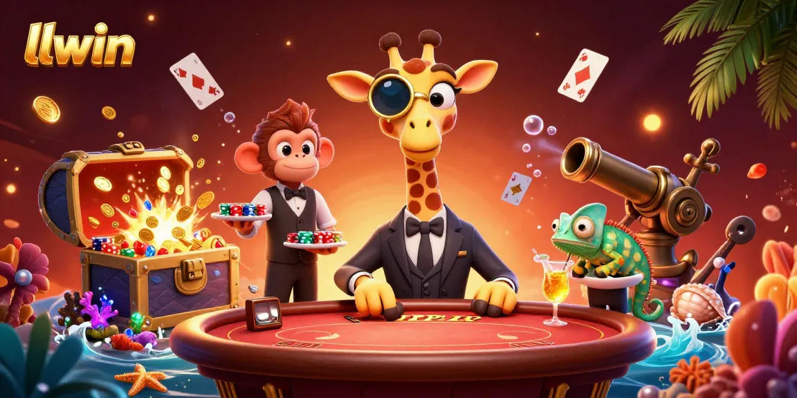 Experience llwin's vibrant casino world with action-packed characters and dynamic game elements.
