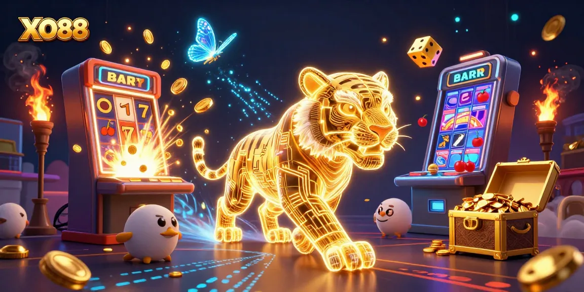 Win big with XO88's vibrant digital casino showcasing jackpot excitement and gaming energy.
