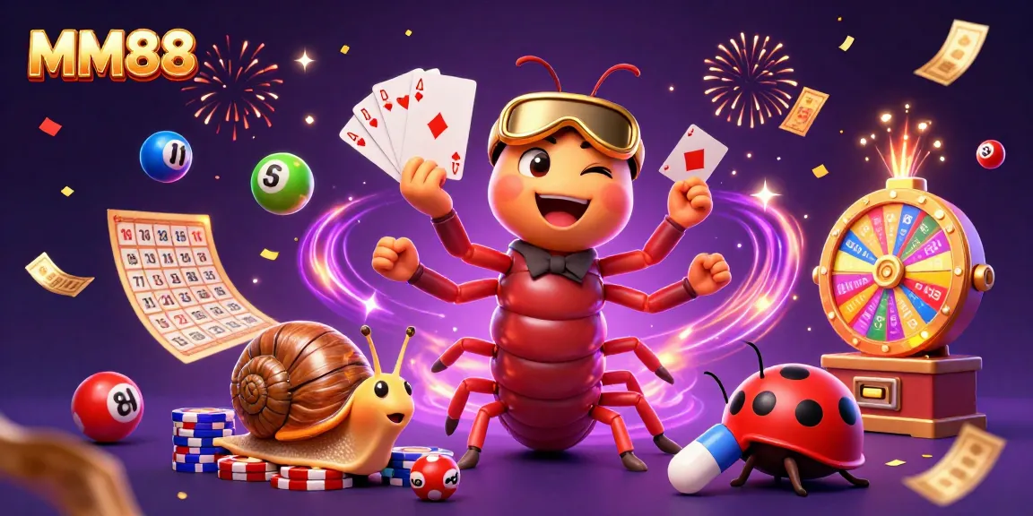 Experience thrilling games and big winnings at MM88 with vibrant casino visuals.