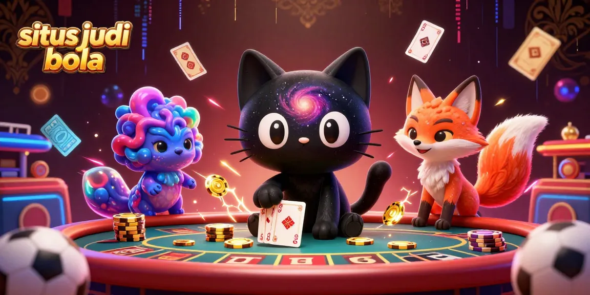 Menggapai kemenangan di situs judi bola dengan karakter kucing hitam galaksi menarik chip emas